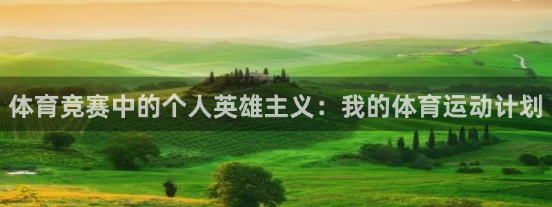体育竞赛中的个人英雄主义：我的体育运动计划