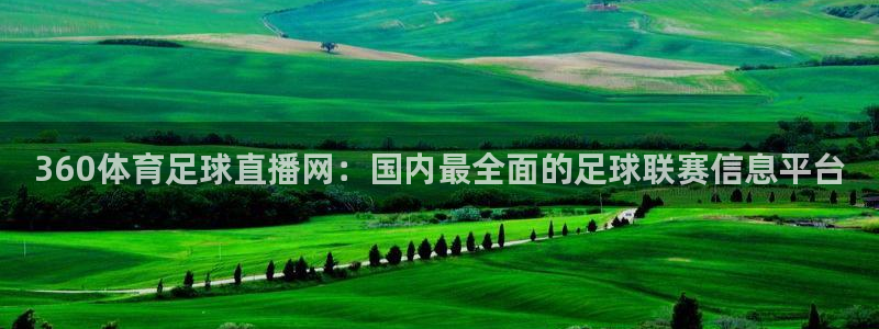 360体育足球直播网：国内最全面的足球联赛信息平台