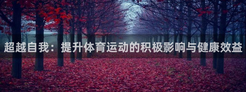 超越自我：提升体育运动的积极影响与健康效益