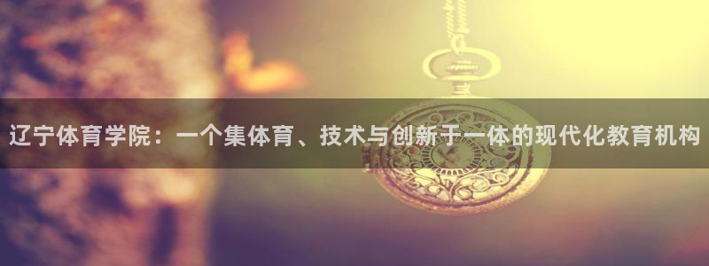 辽宁体育学院：一个集体育、技术与创新于一体的现代化教育机构