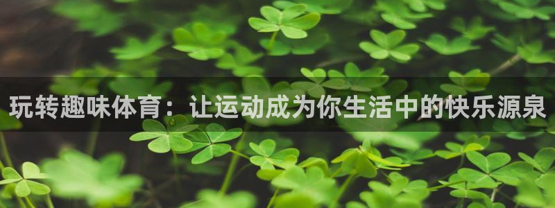 玩转趣味体育：让运动成为你生活中的快乐源泉